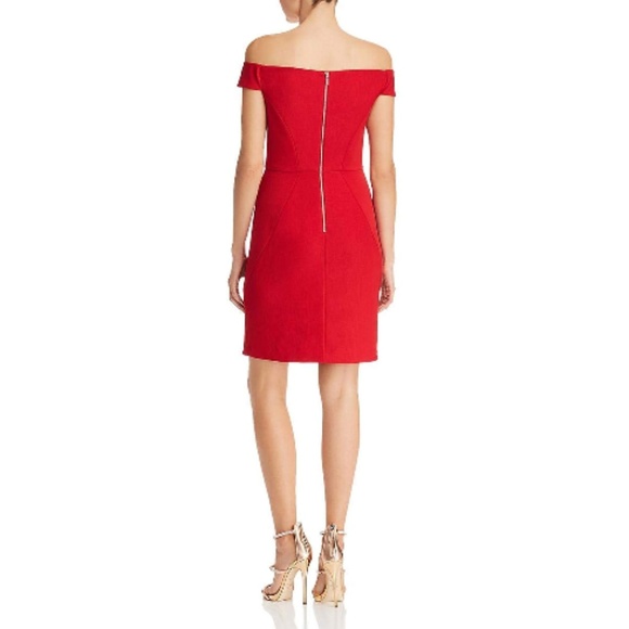 Adrianna Papell Cold Shoulder Cocktail Dress 14 - Picture 2 of 3